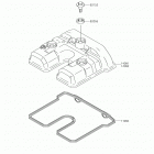 KLX250 Крышка головки цилиндров