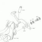 KLX140 Педаль тормоза
