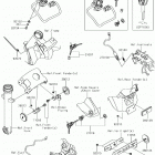 VULCAN S (EN650DHFA) Замок зажигания  /  замки  /  отражатели