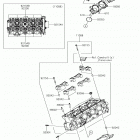 Ninja H2 (ZX1000XHF) Головка цилиндров