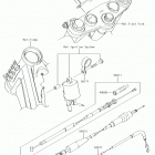 KLX140 Тросы управления