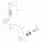 KX100 (KX100FHF) Педаль тормоза