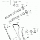 Ninja H2 (ZX1000XHF) Распредвал(ы)  /  натяжитель