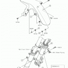 Z250SL (BR250FHF) Крыло переднее
