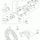 KX65 (KX65AHF) Задний тормоз