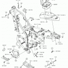 KLX250 Рама ,крепежные детали