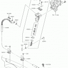 KX450F Задний торм цилиндр