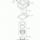 KLX250 Цилиндр(ы) /  поршень