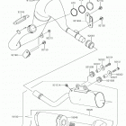 KX65 (KX65AHF) Глушитель