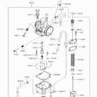 KX100 (KX100FHF) Карбюратор