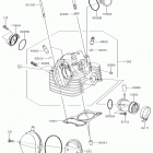 KLX140 Головка цилиндров
