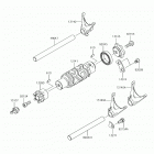 VERSYS 650 (KLE650FHFA) Шестерни   /  вилки переключения