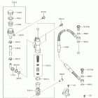 KX100 (KX100FHF) Задний торм цилиндр