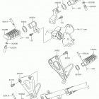KLR650 Подножки