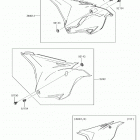 KX100 (KX100FHF) Боковые обтекатели