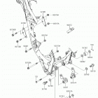 KX100 (KX100FHF) Крепление двигателя