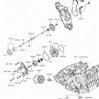 Ninja H2 (ZX1000XHF) Масляный насос  /  масляный фильтр