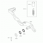 KLX250 Педаль тормоза