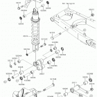 KLX140 Подвеска  /  амортизатор