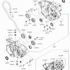 KX250F (KX252AJF) Картер двигателя