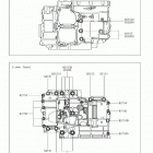 Ninja 650 (EX650KHFA) Болты крепления картера