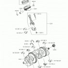 Ninja ZX-10R Crankshaft  /  piston(s)