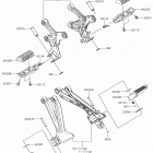 Z900RS (ZR900CJFA) Подножки