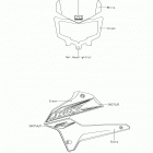 KLX250 Decals(green)(sjf)