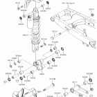 KLX140G Подвеска  /  амортизатор
