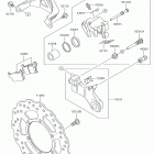 KLX250 Задний тормоз