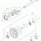 KLR650 (KL650EJS) Переднее колесо