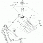 KX450F Топливный бак