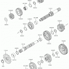 KLX140 Трансмиссия
