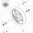 Ninja H2 (ZX1000XHF) Переднее колесо