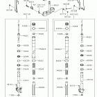KLX250 Передняя вилка