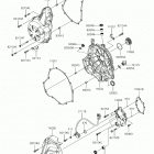 Ninja 650 (EX650KHFA) Крышки двигателя
