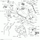 Ninja H2R (ZX1000YHF) Топливный бак