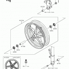Z125 PRO Переднее колесо
