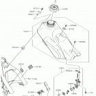 KLX140G Топливный бак