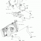 VERSYS 650 Патрубки охлаждения