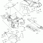 KLX250 Боковые крышки  /  крышка цепи