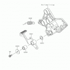 VERSYS 1000 Педаль тормоза