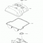 KX450F Крышка головки цилиндров