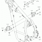 KLR650 (KL650EJS) Крепление двигателя