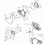 KX450F (KX450HHF) Крышки двигателя