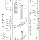 KLX140 Передняя вилка