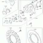 KX85 (KX85CHF) Задний тормоз