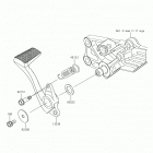 CONCOURS 14 ABS Педаль тормоза