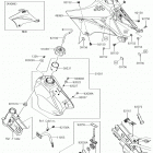 KLX110L Топливный бак