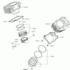 VULCAN 900 CLASSIC Цилиндр(ы) /  поршень